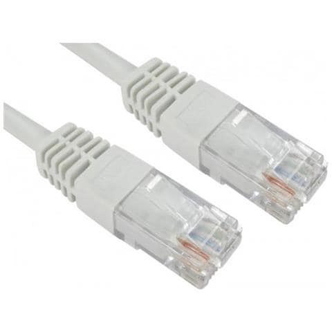 Urt-600 White Cavo Di Rete 0,5 M Cat5e U / utp [ utp] Bianco (rj45 [ m] To Rj45 [ m] Cat5e 0.5m White Oem Moulded Boot Copper Utp Network Cable)  - Foto 1