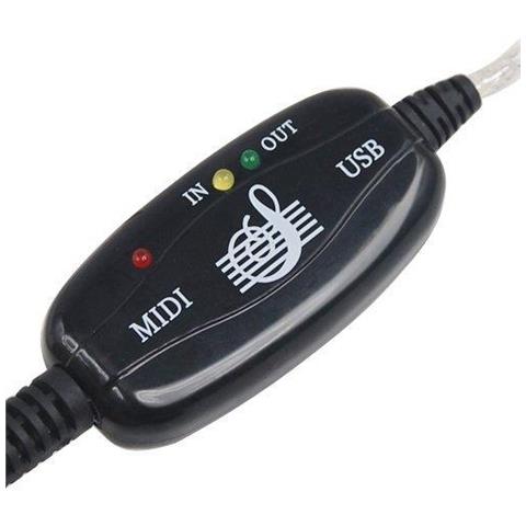 Cavo Midi Usb Cavo Adattatore Per Tastiera Musicale Per Pc Laptop - Foto 4