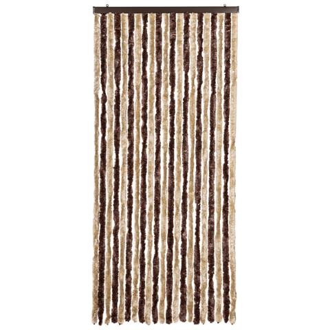 Zanzariera Beige e Marrone Chiaro 90x200cm Ciniglia - Foto 2