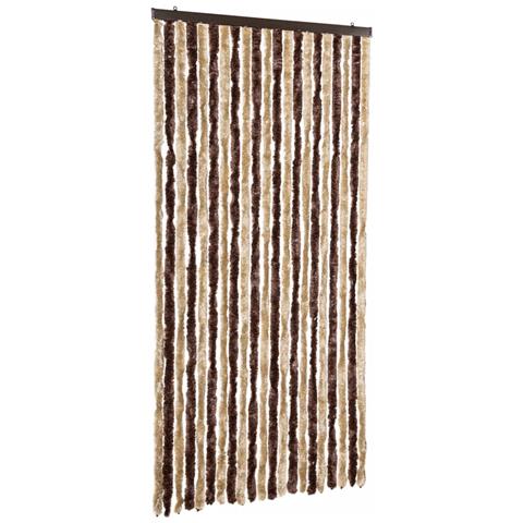 Zanzariera Beige e Marrone Chiaro 90x200cm Ciniglia - Foto 1