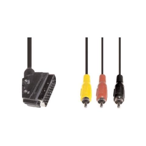 VC 119, 1,5m, SCART (21-pin) , 3 x RCA - Foto 1