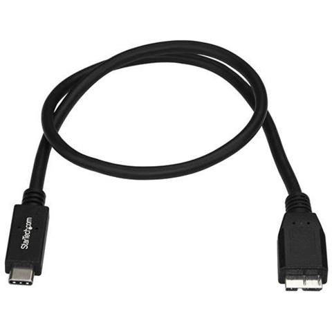 Cavo USB-C a Micro-B - M / M - Cavo USB3.1 (10Gbps) Tipo-C da 50cm - Compatibile Thunderbolt 3 - Foto 2