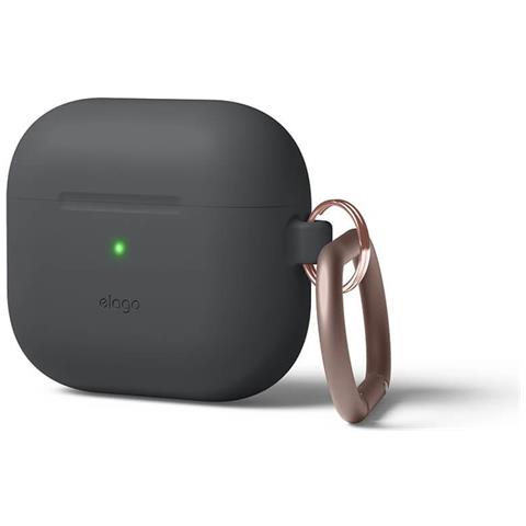 Custodia In Silicone Airpods 3 Grigio Scuro - Foto 1