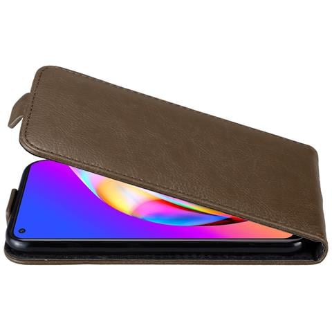 Custodia Compatibile Con Oppo A94 5g In Bruno Caffè - Coperchio Protettivo In Design Flip Con Chiusura Magnetica - Foto 8