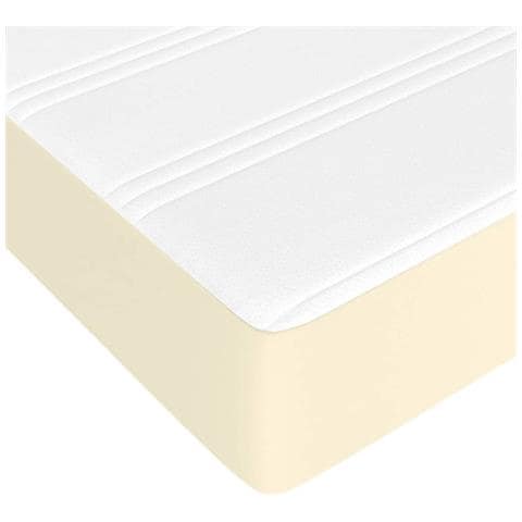 Materasso A Molle Insacchettate Crema 90x200x20cm In Similpelle - Foto 2