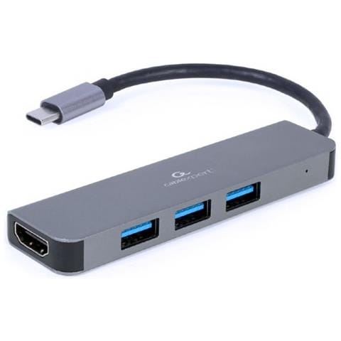 A-CM-COMBO2-01 replicatore di porte e docking station per laptop USB 3.2 Gen 1 (3.1 Gen 1) Type-C Grigio - Foto 1