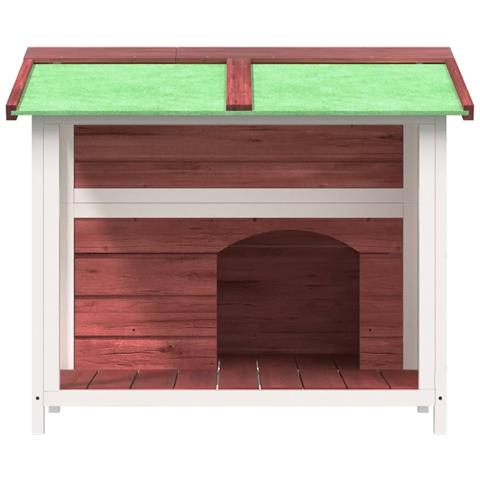 Cuccia Per Cani Moka 96x87x80,5 Cm In Legno Massello Di Pino - Foto 2