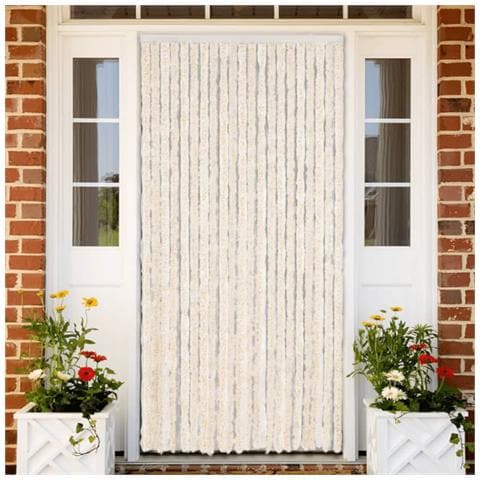 Tenda A Perline Per Porte - Antimosche Decorativa Ecru 90x245 Cm - Foto 9