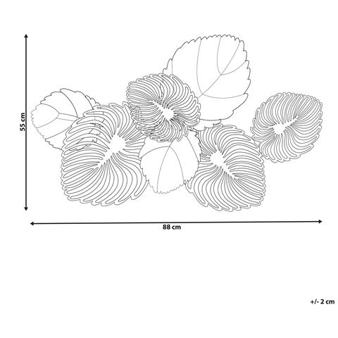 Decorazione Da Parete Metallo Multicolore 88 X 55 Cm Magnesium - Foto 2