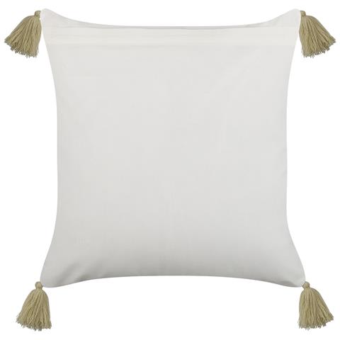 Cuscino Decorativo Syringa Cotone 45 X 45 Cm Geometrico Stampa A Blocchi Verde - Foto 6