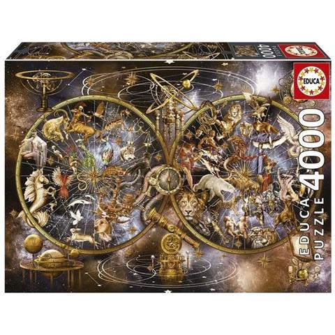 Costellazioni Puzzle - 4000 Pezzi - Educa - Astrologia Ed Esoterismo - Foto 1