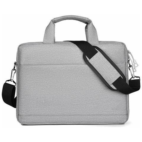 GLB201612 borsa per laptop 35,8 cm (14.1") Borsa con caricamento dall'alto Grigio - Foto 1