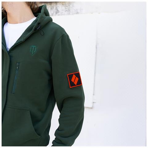 World Of Tanks - Felpa Con Cappuccio E Toppe (verde | Xl) - Foto 8