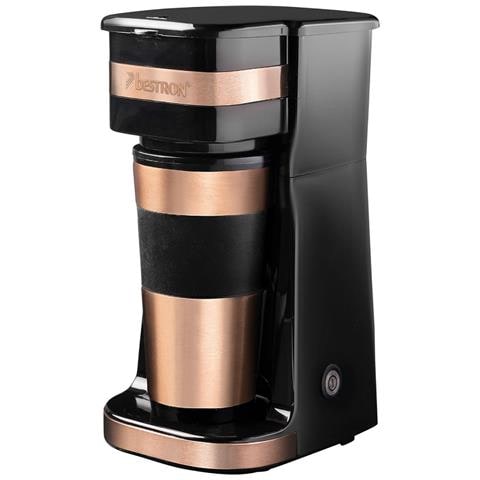 Elegante Design In Rame - Caffettiera Personale Con 1 Tazza Da 420 Ml - Spegnimento Automatico - 750 W - Acm112co - Foto 2