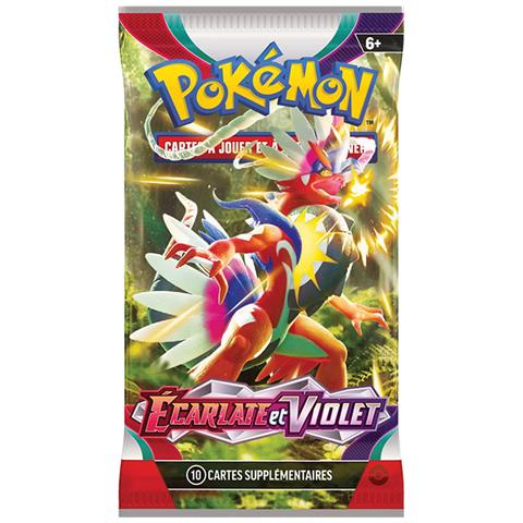 Giochi Di Carte Da Collezione 4 Booster Scarlet Purple Ev01 Francese, Multicolore - Foto 3