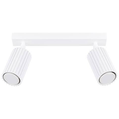 Lampada Da Soffitto Karbon 2 Bianco Sl. 1542 - Minimalista Lampada Da Soffitto Bianco 16.5x30x6.5 Cm - Foto 1