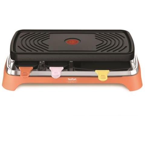 Mini-grill Raclette RE651JF0 Per 8 Persone1450 Watt Metallo Plastica - Foto 1
