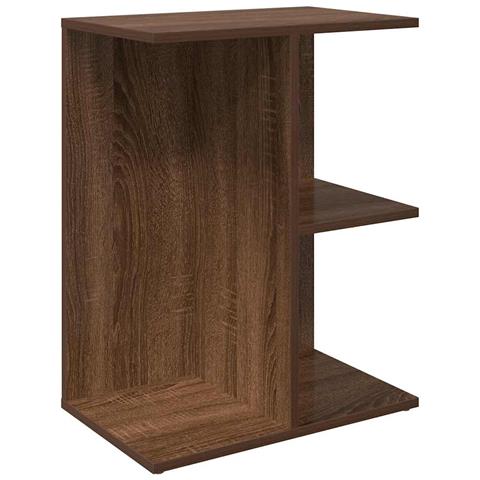 Comodino Rovere Marrone 40,5x31x60 Cm In Legno Multistrato - Foto 2