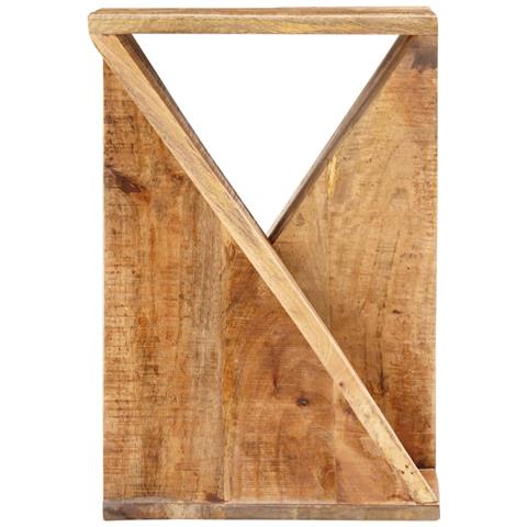 Lusso Casadino -  Tavolino Di Servizio 35x35x55 Cm In Legno Massello Di Mango - Foto 1