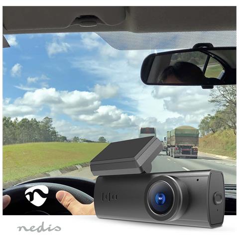 Wi-fi 2m 1080p 30fps Telecamera Per Montaggio Su Cruscotto, Nero - Foto 2