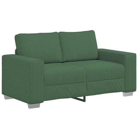 Divano Divanetto Verde giungla 120cm Tessuto di Velluto a Coste - Foto 1