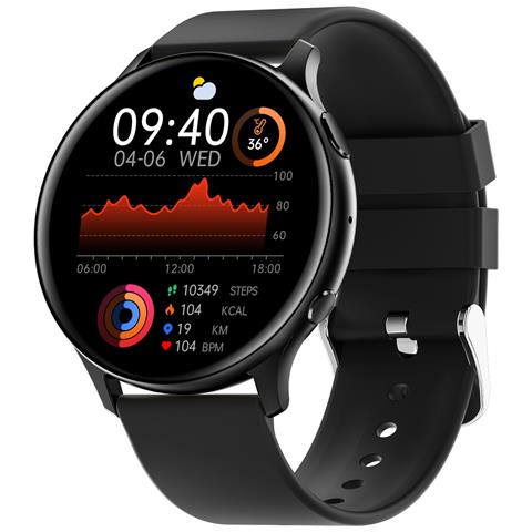 Smartwatch: Chiamate Bluetooth E Monitoraggio Della Salute Black - Foto 1