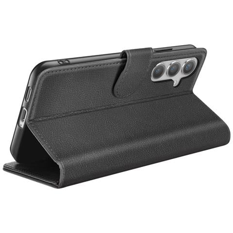 Custodia A Portafoglio Per Galaxy S24 Plus Con Supporto E Linguetta Magnetica, Nero - Foto 2