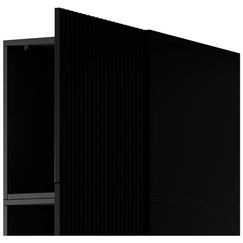 PAFOS NAD 1D CZ armadio /guardaroba per camera da letto 0 ripiani 1 porta /porte Nero - Foto 2