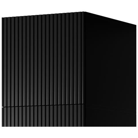 PAFOS NAD 1D CZ armadio /guardaroba per camera da letto 0 ripiani 1 porta /porte Nero - Foto 1