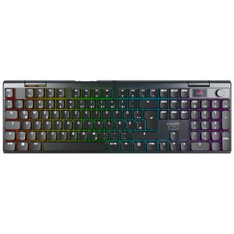 MX 10.1 Wireless tastiera Gaming USB + RF Wireless + Bluetooth QWERTZ Tedesco Nero - Foto 1