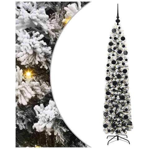 Albero di Natale artificiale con 300 LED Verde 180 cm - Foto 1