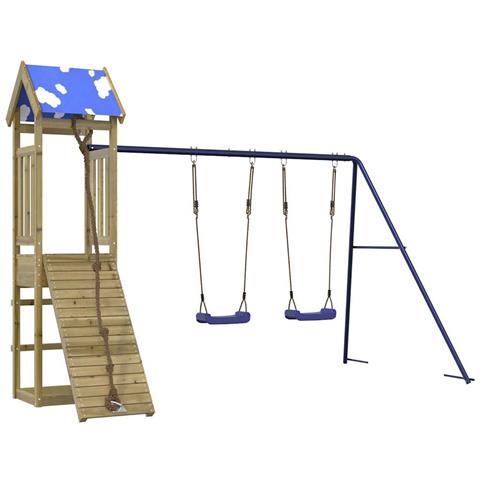 Set da Gioco da Esterno in Legno di Pino Impregnato - Foto 1