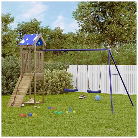 Set da Gioco da Esterno in Legno di Pino Impregnato - Foto 2