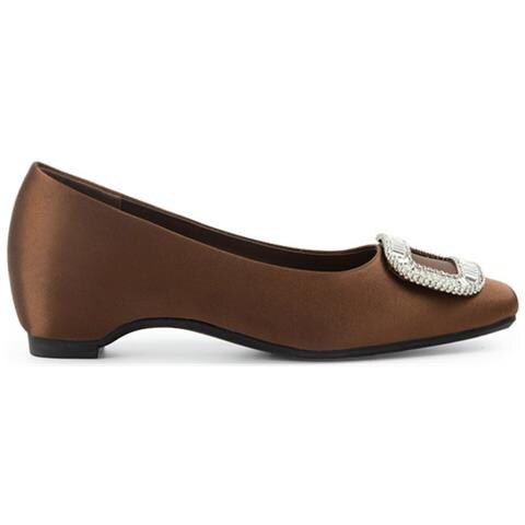 Scarpe In Pelle Con Punta Quadrata E Zeppa Nascosta Da Donna - Eleva Il Tuo Stile Con Comfort - Foto 1