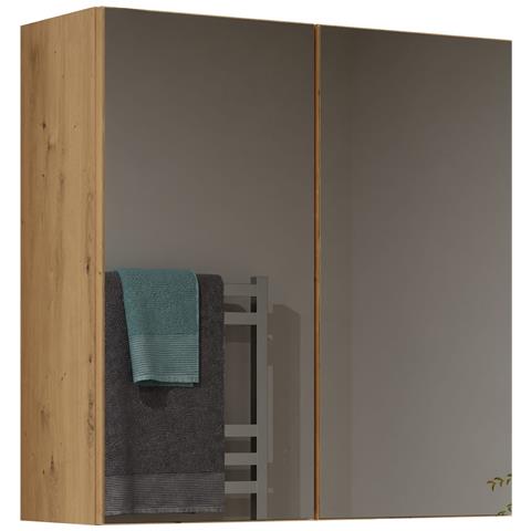 POLA 2DL ARTISAN armadietto di conservazione per bagno Quercia - Foto 2