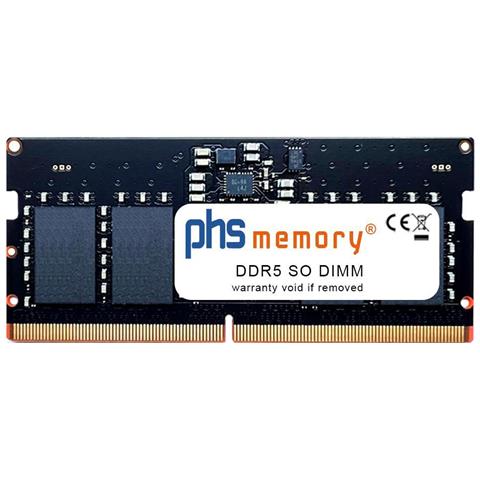 Memoria Phs 8gb Ram Memoria Compatibile Con Lenovo Thinkcentre M90q Gen 4 (12eh) Ddr5 So Dimm 4800mhz Pc5-38400-s (sp502901) - Foto 1