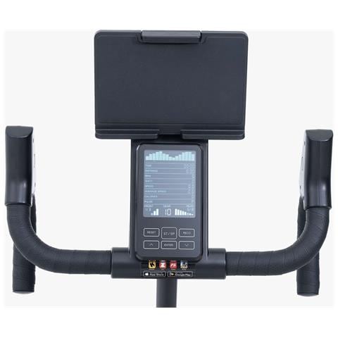 Linea Home Spin Bike Jk534 Indoor Cycle Elettromagnetica Trasmissione A Cinghia + Ricevitore Cardio Bt - Foto 3