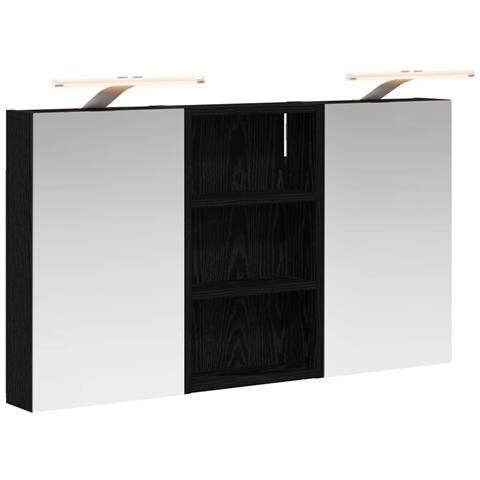 Set di Armadi da Bagno con lo scaffale 3 pcs 90 x 10,5 x 50 cm - Foto 1