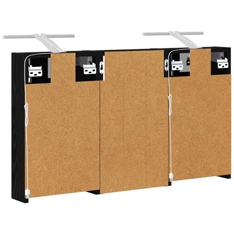 Set di Armadi da Bagno con lo scaffale 3 pcs 90 x 10,5 x 50 cm - Foto 9