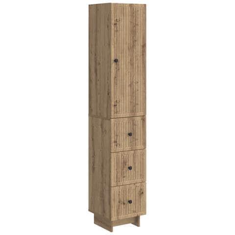 Set di armadi 2 pcs 33 x 34,5 x 90 cm Legno ingegnerizzato - Foto 1