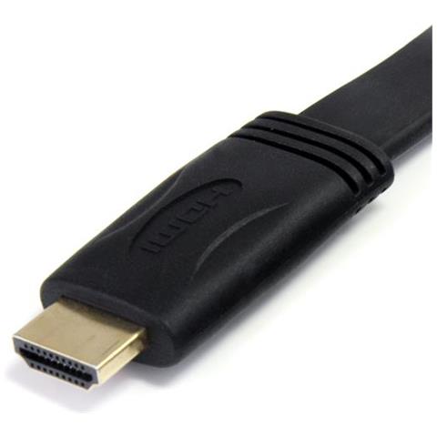 Cavo HDMI ad alta velocità da 5 m - Cavo piatto Ultra HD 4k x 2k con Ethernet - HDMI - M / M - Foto 2