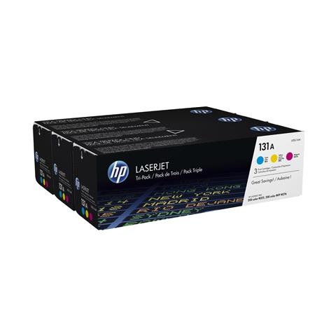 U0SL1AM Toner Originale Ciano Magenta Giallo LaserJet M251n / M276n Capacità 5400 Pagine Confezione 3 pezzi - Foto 5