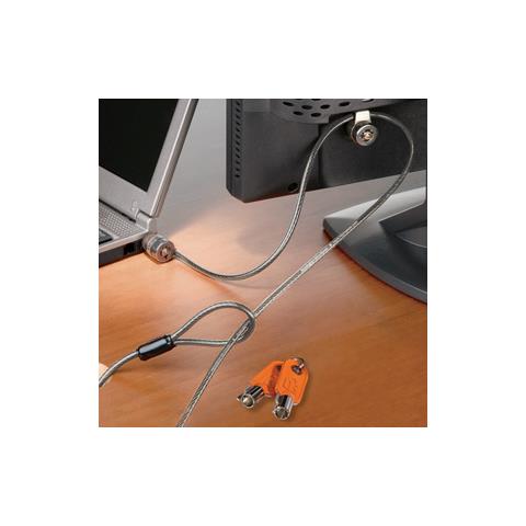 Twin Microsaver - cavo di sicurezza per proteggere 2 elementi hardware. - Foto 1