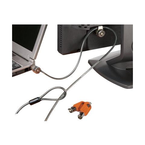 Twin Microsaver - cavo di sicurezza per proteggere 2 elementi hardware. - Foto 2