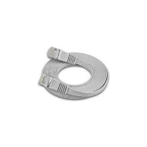 Cavo Di Collegamento Rete Rj45 Cat 6 U / ftp 1 M Grigio Piatto - Foto 2