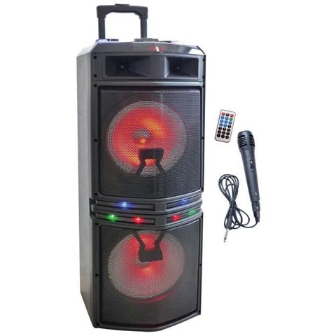 Altoparlante Per Carrello Karaoke Ms02xxl - Bluetooth -1000w - Foto 1