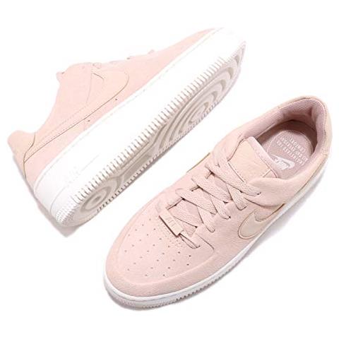 Nike W Af1 Sage Low, Scarpe Da Fitness Donna, Multicolore (particle Beige / particle Beige / phantom 201), 40.5 Eu - Foto 4