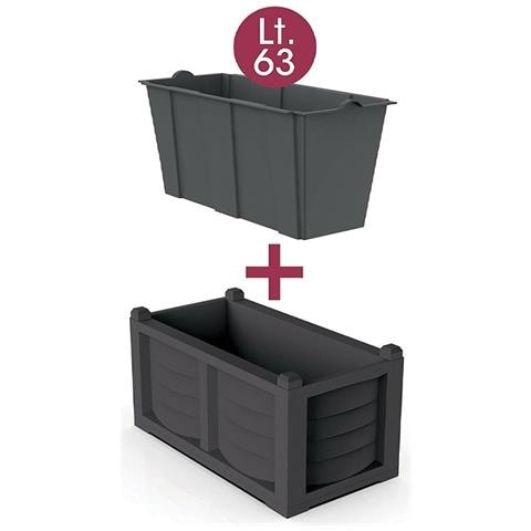Kit Arredo - Antracite 80x42.5x42 Cm - Foto 4