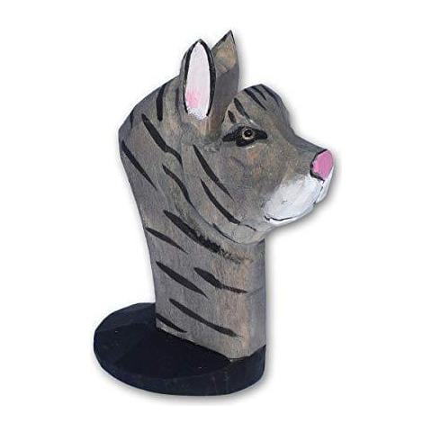 Intagliato A Mano In Legno Occhiali Da Occhiali Da Sole Del Basamento Del Supporto A Forma Di Animali Home Office Desk Dcor (cat) - Foto 2