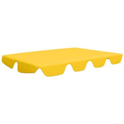 Baldacchino per Dondolo Giardino Giallo 150/130x105/70 cm - Foto 1